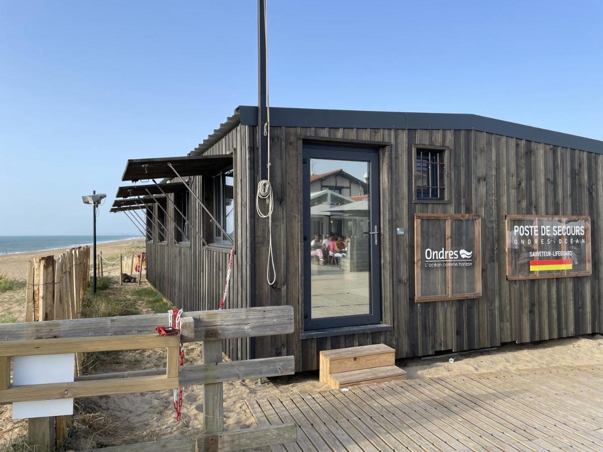Chalet Paisible A La Plage, Piscine Et Tennis Ondres Buitenkant foto