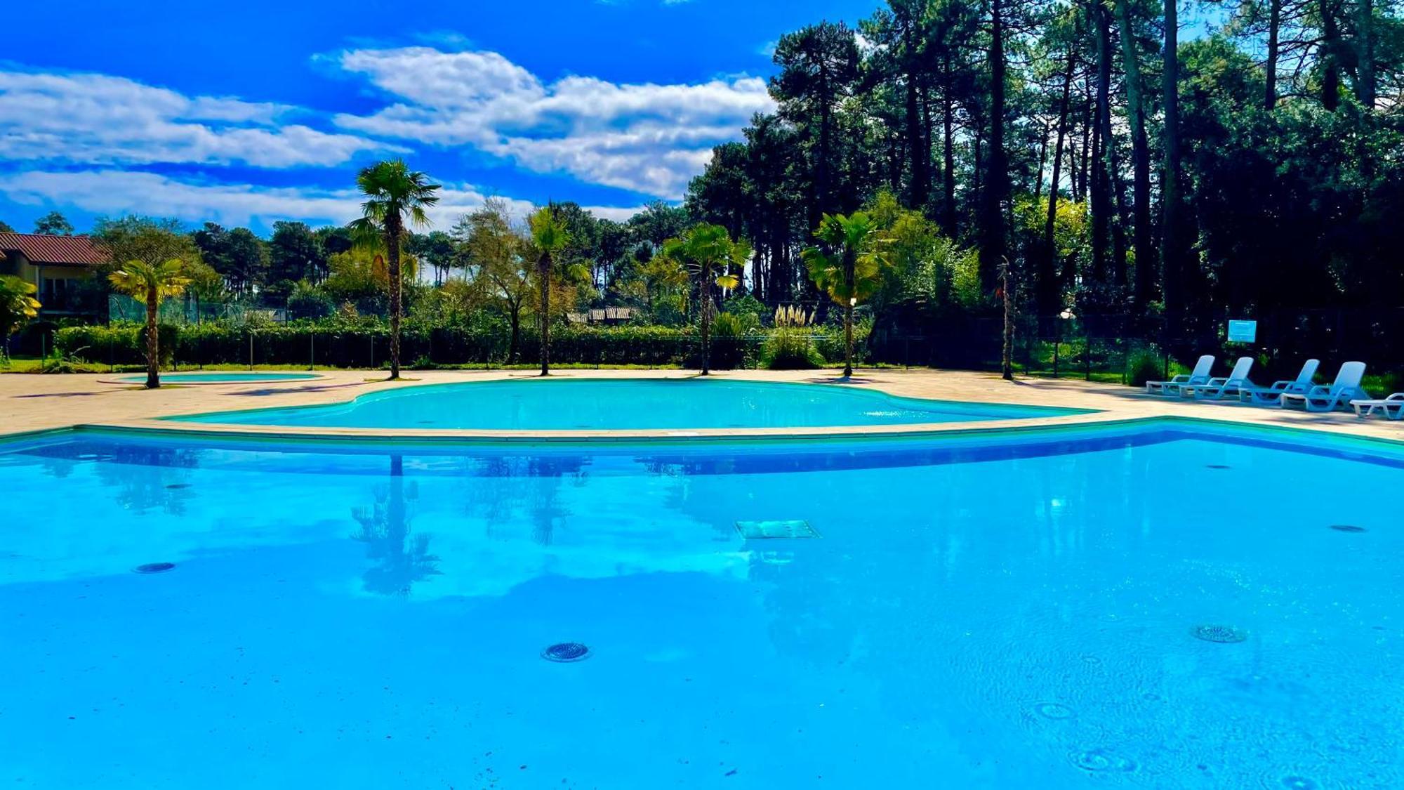 Chalet Paisible A La Plage, Piscine Et Tennis Ondres Buitenkant foto