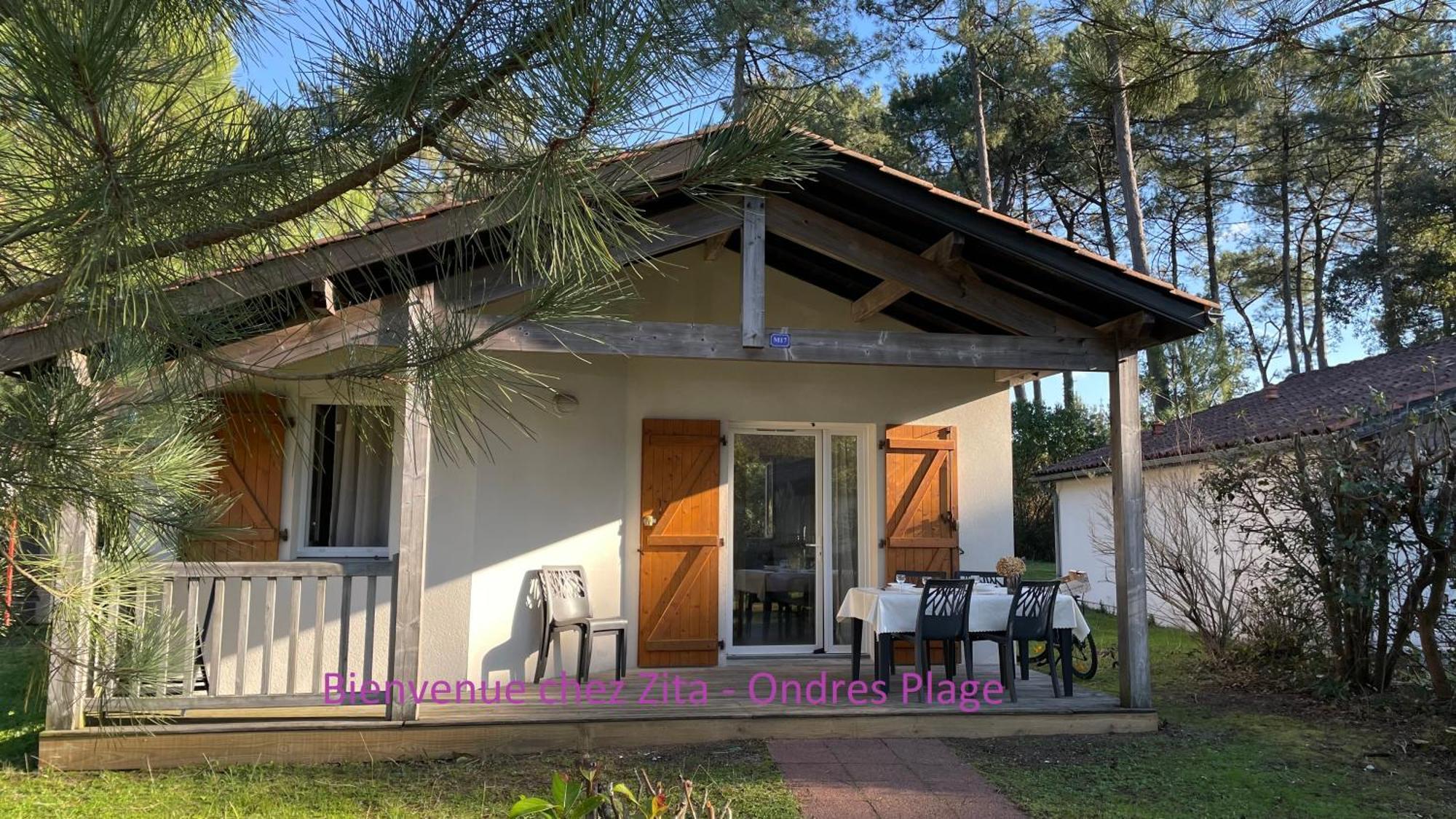 Chalet Paisible A La Plage, Piscine Et Tennis Ondres Buitenkant foto